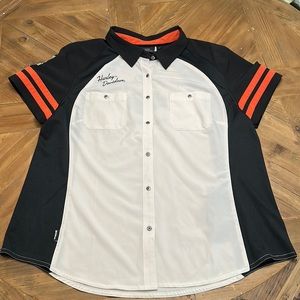 Ladies Harley-Davidson Button Up coolcore Material
